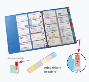 Business Card Holder with Indexes