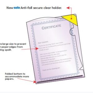 Secure Clear Holder
