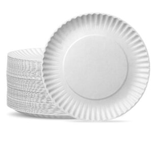 Paper Plate plastic coated Big (50 pcs), 1 Packet