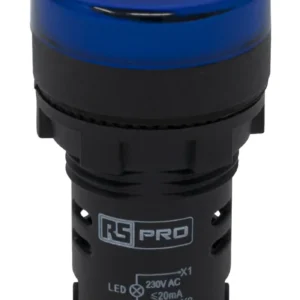 Indicator Lamp 22mm 230v Blue