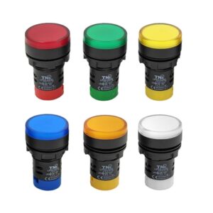 Indicator Lamp 22mm 230v Red Yellow Green