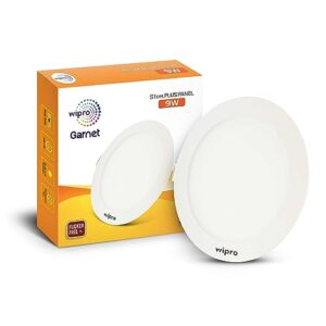 WIPRO 10 watt round led panel light (CW) PC 919215850452 Model no- 59216/31/13,6500K (PC BODY DG11065)