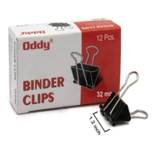 BINDER CLIP 32 MM, PACK OF 12 (PAC)