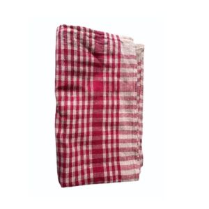 Cloth Duster Checked Red Per Pc (NOS)