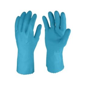 Hand Gloves Rubber Blue XL Size (SET)
