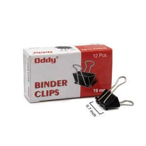 BINDER CLIP 19 MM, PACK OF 12 (PAC)